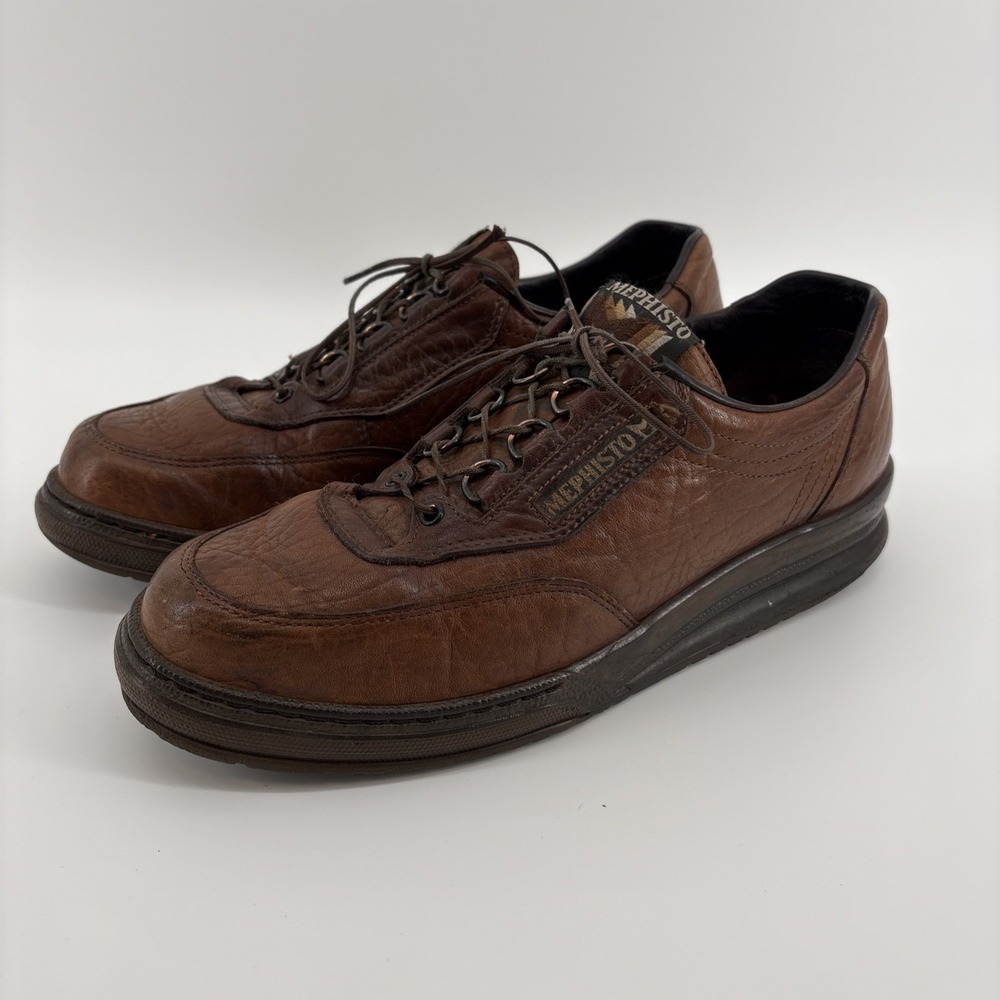 Mephisto Match Runoff Women's Size 10 Shoes Brown Leather Walking Shoes‎